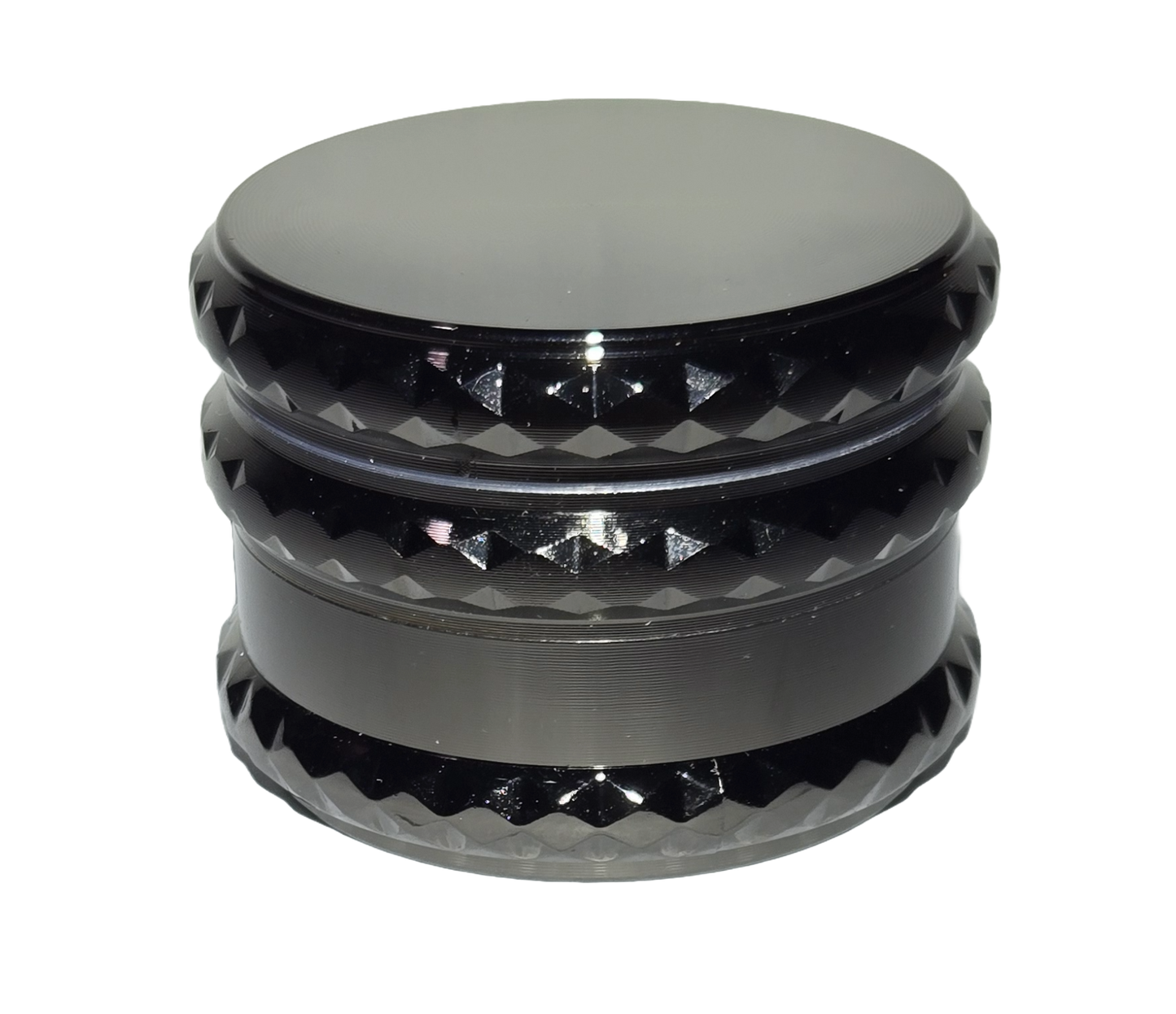 2" Tall Magnetic Gun Metal Zinc Alloy Spice Tobacco Herb Grinder (Copy)