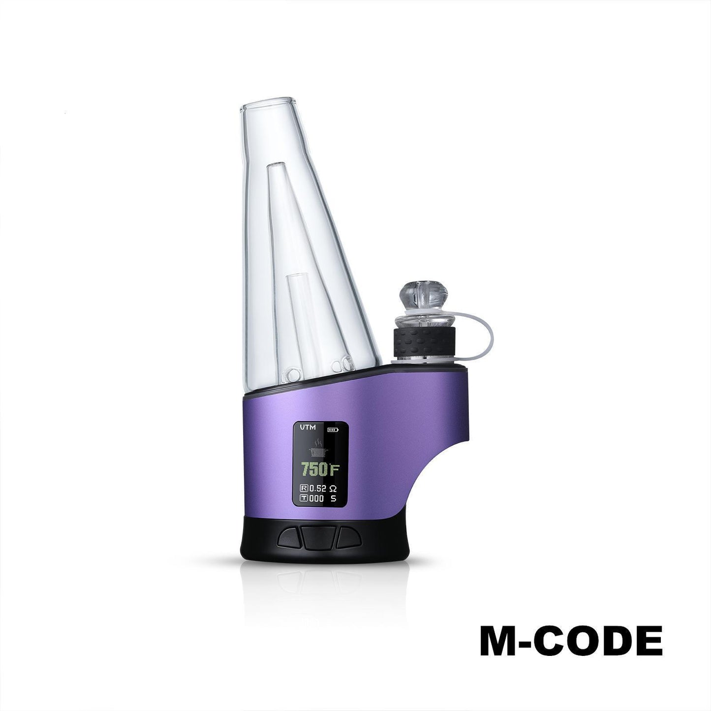 Water Vap. DABWAX RIG w/Multi Color Lights & Display - Use w/ Concentrates