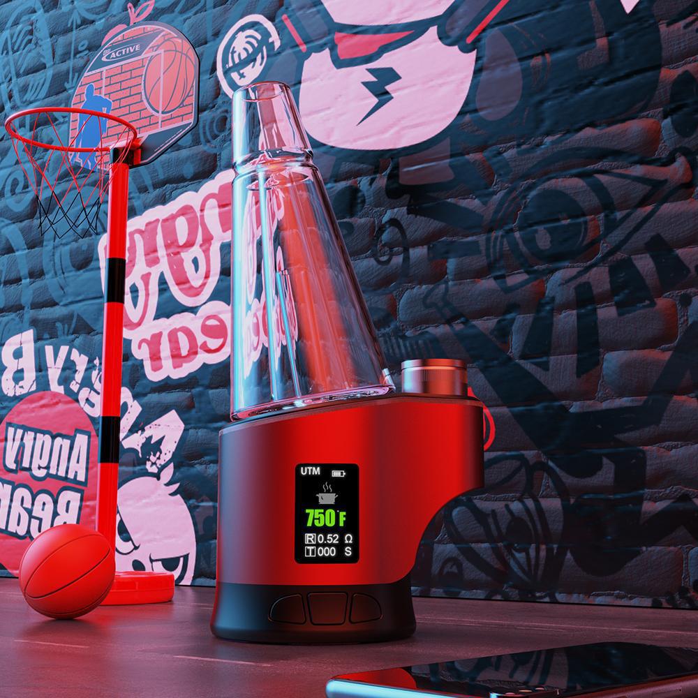 Water Vap. DABWAX RIG w/Multi Color Lights & Display - Use w/ Concentrates